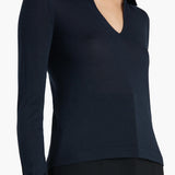 Khaite - Mikel Top in Midnight