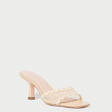 Loeffler Randall - Milena Almond Mesh Mid-Heel Mule