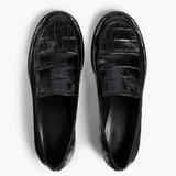 Khaite - Miles Loafer in Black Alligator