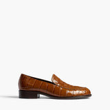 Khaite - Miles Loafer in Dark Honey Alligator