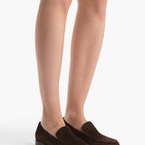 Khaite - Miles Loafer in Ebano Suede