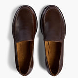 Khaite - Miles Loafer in Vintage Brown Leather