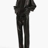 Khaite - Miles Pant in Black Leather