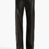 Khaite - Miles Pant in Black Leather