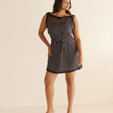 DÔEN - MILLANE DRESS -- CARDINALE FOULARD