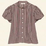 DÔEN - MILLIE TOP -- DELPHINE PLAID