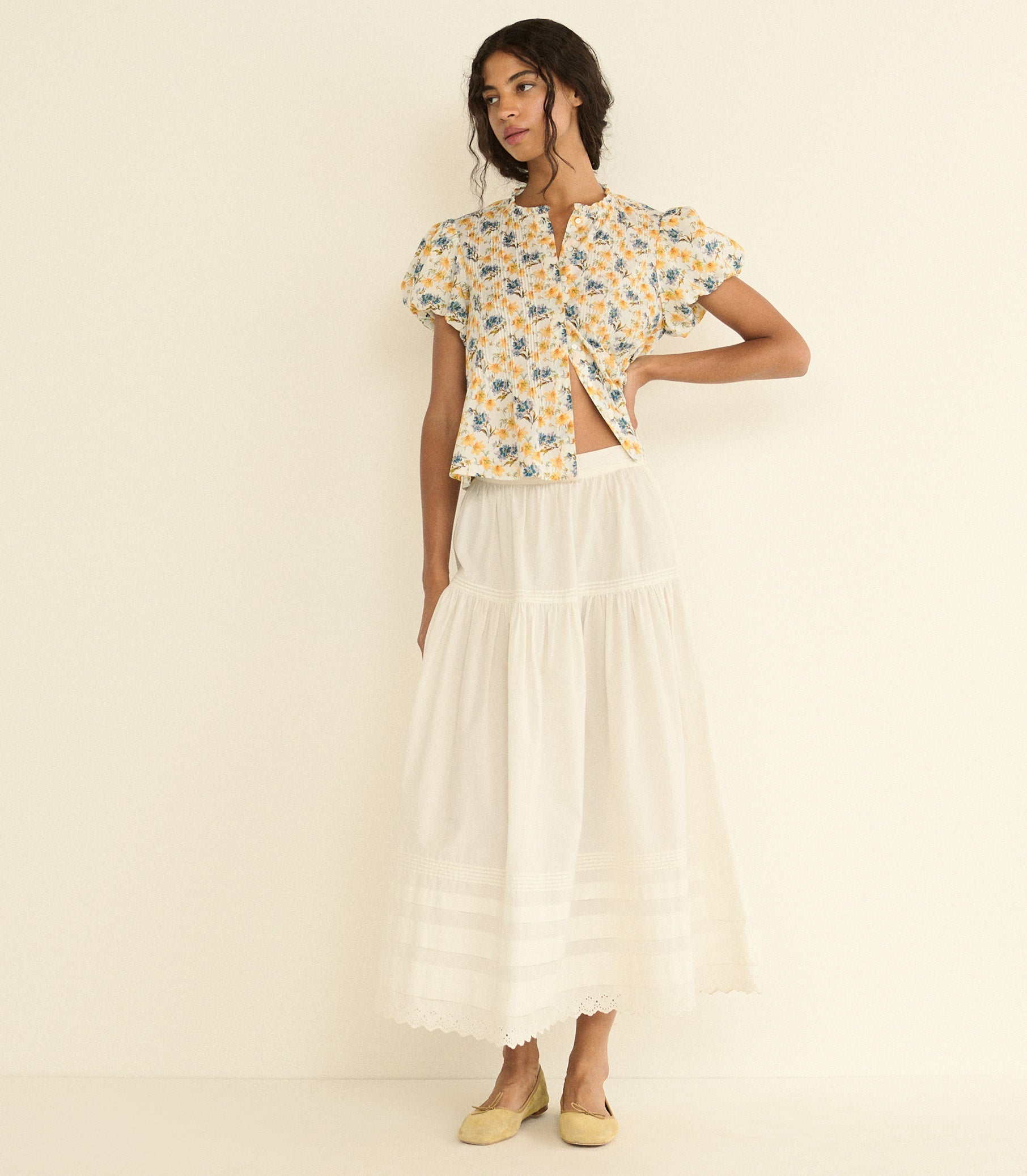 DOEN - MILLIE TOP - - NARCISSUS BLOOM