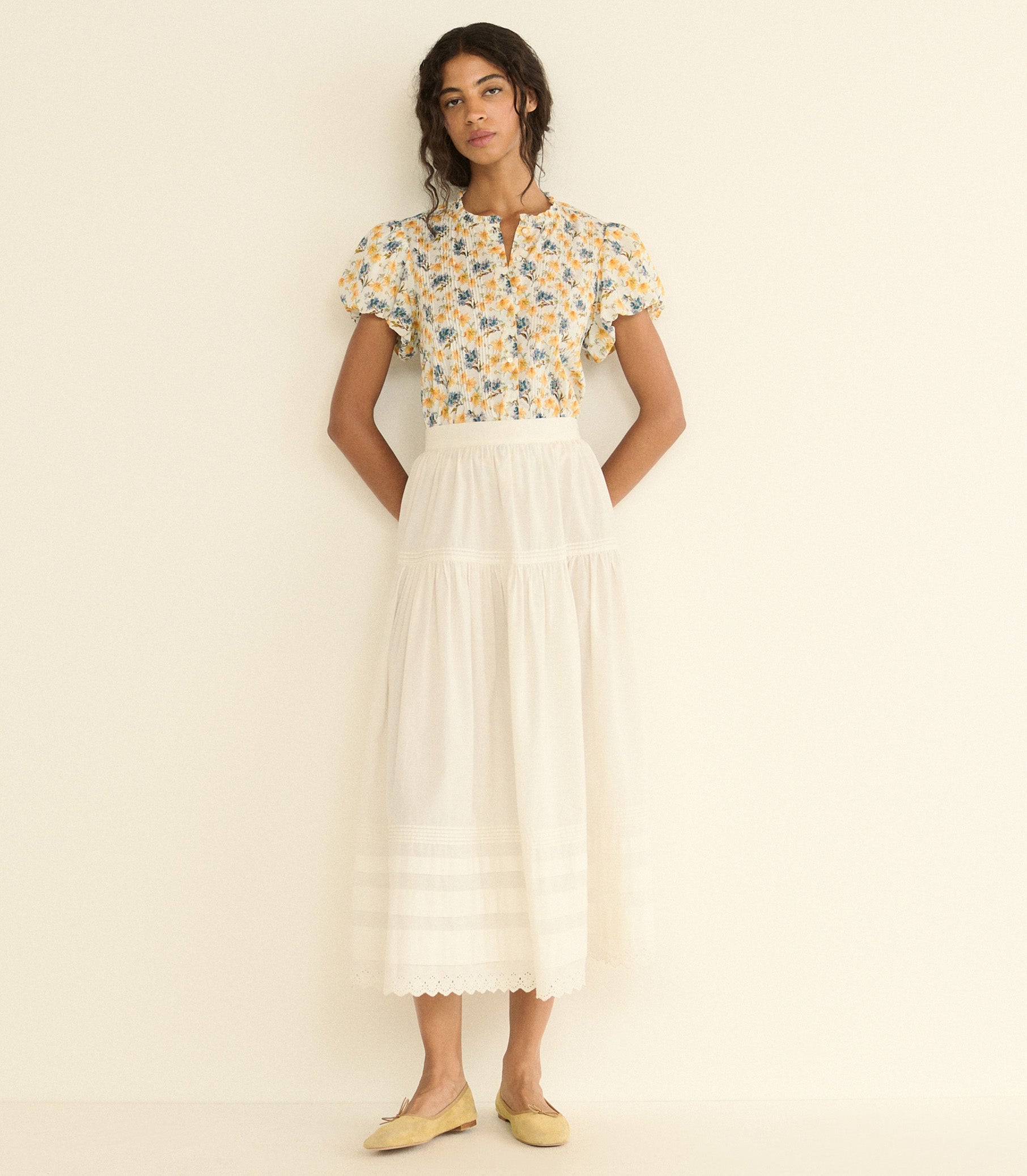 DOEN - MILLIE TOP - - NARCISSUS BLOOM