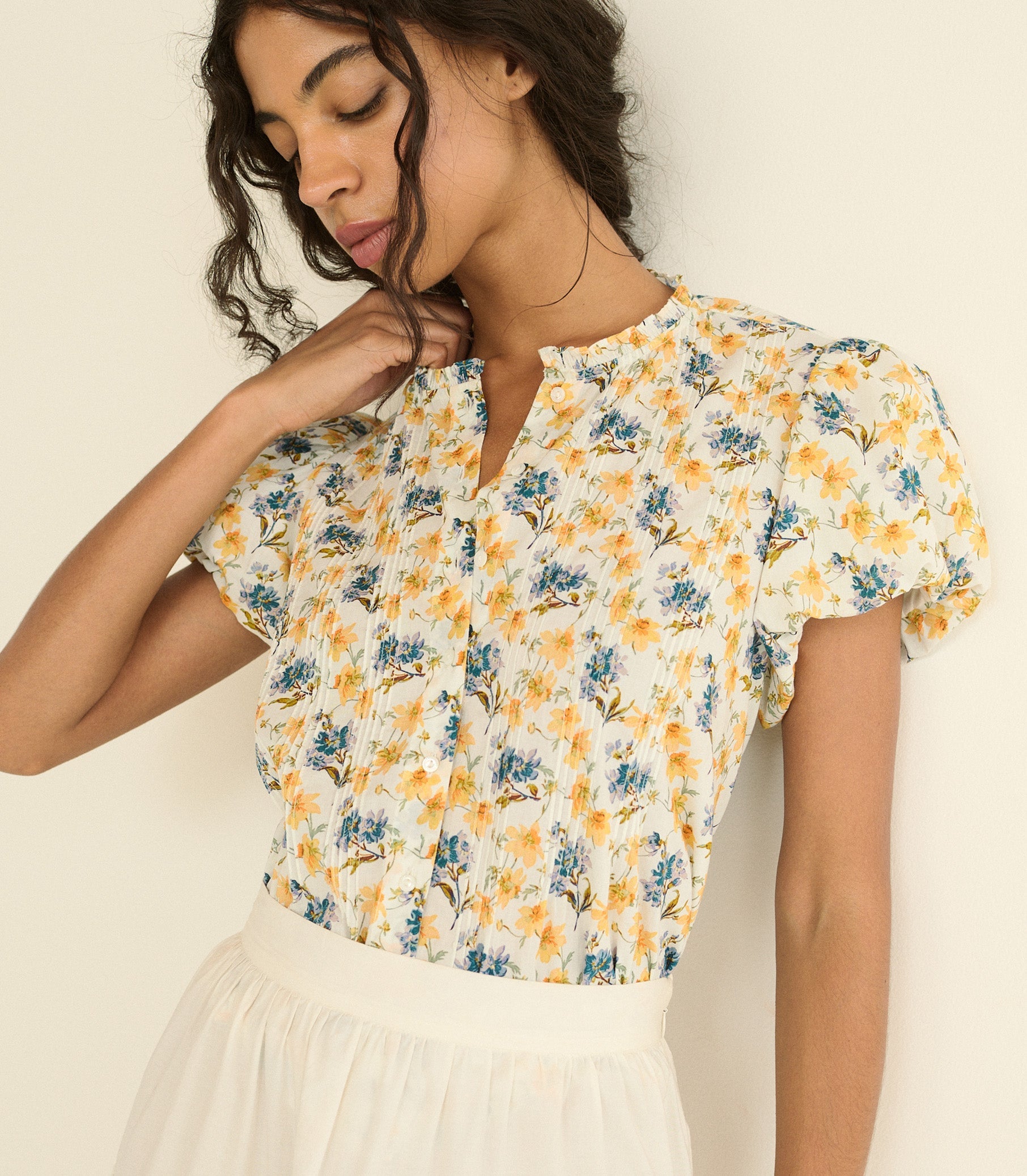DOEN - MILLIE TOP - - NARCISSUS BLOOM