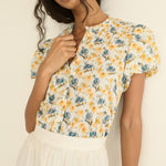 DOEN - MILLIE TOP - - NARCISSUS BLOOM