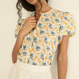 DOEN - MILLIE TOP - - NARCISSUS BLOOM