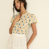 DOEN - MILLIE TOP - - NARCISSUS BLOOM