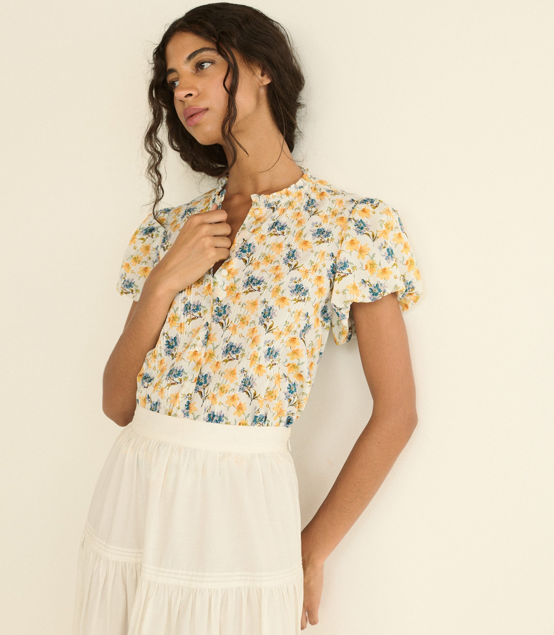 DOEN - MILLIE TOP - - NARCISSUS BLOOM