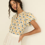 DOEN - MILLIE TOP - - NARCISSUS BLOOM
