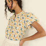 DOEN - MILLIE TOP - - NARCISSUS BLOOM