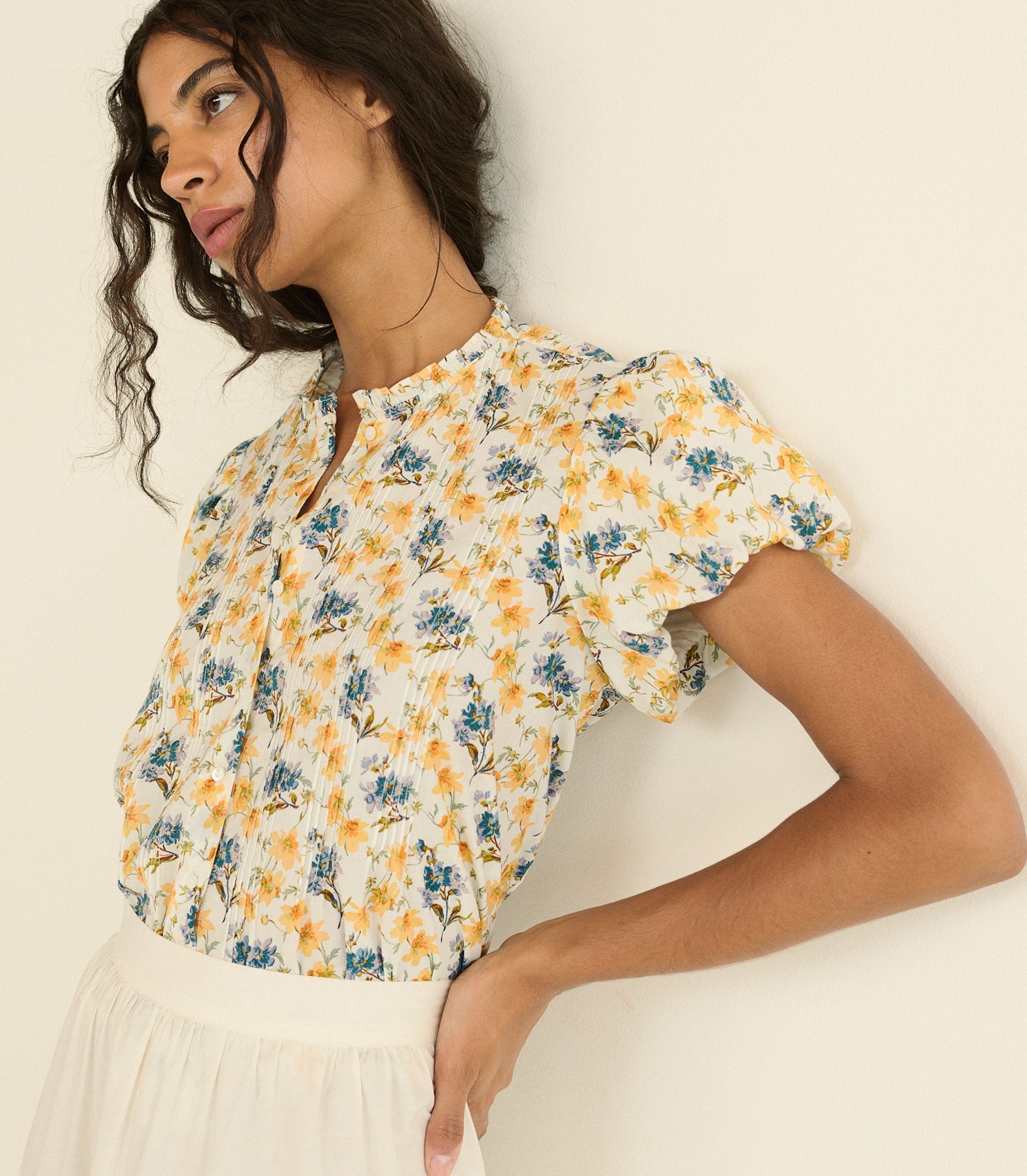 DOEN - MILLIE TOP - - NARCISSUS BLOOM