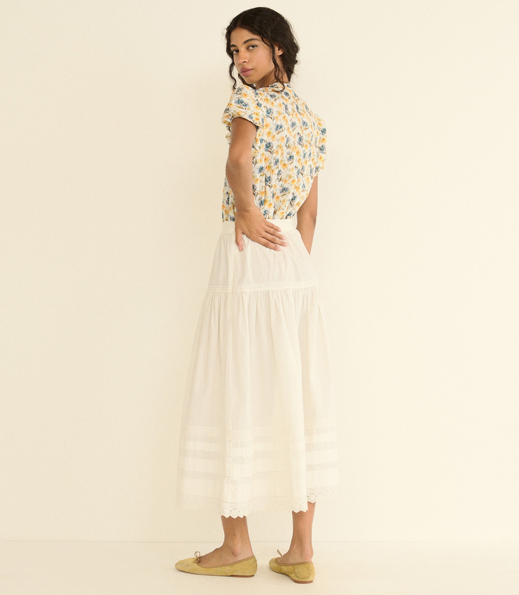 DOEN - MILLIE TOP - - NARCISSUS BLOOM