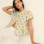 DOEN - MILLIE TOP - - NARCISSUS BLOOM