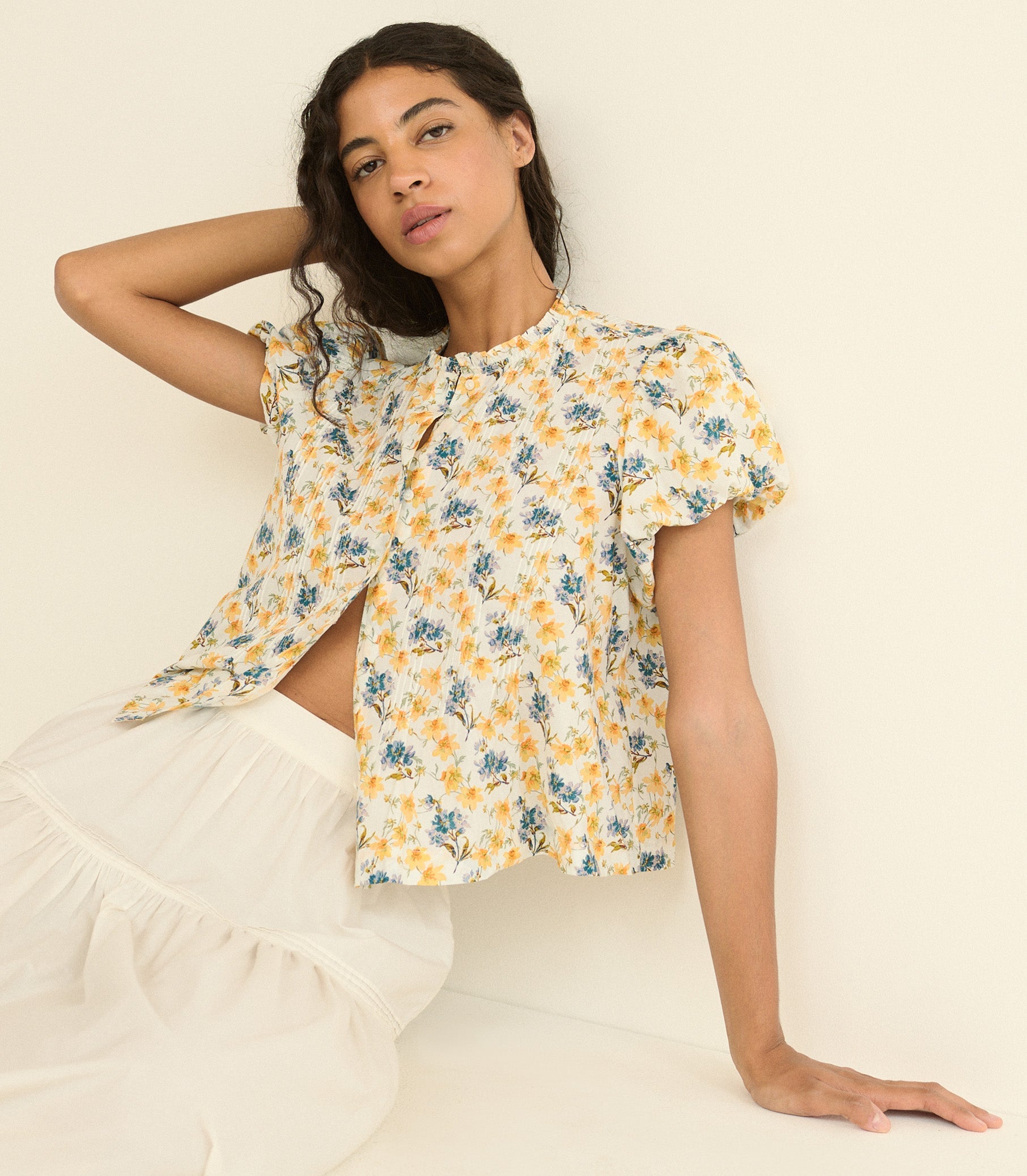 DOEN - MILLIE TOP - - NARCISSUS BLOOM