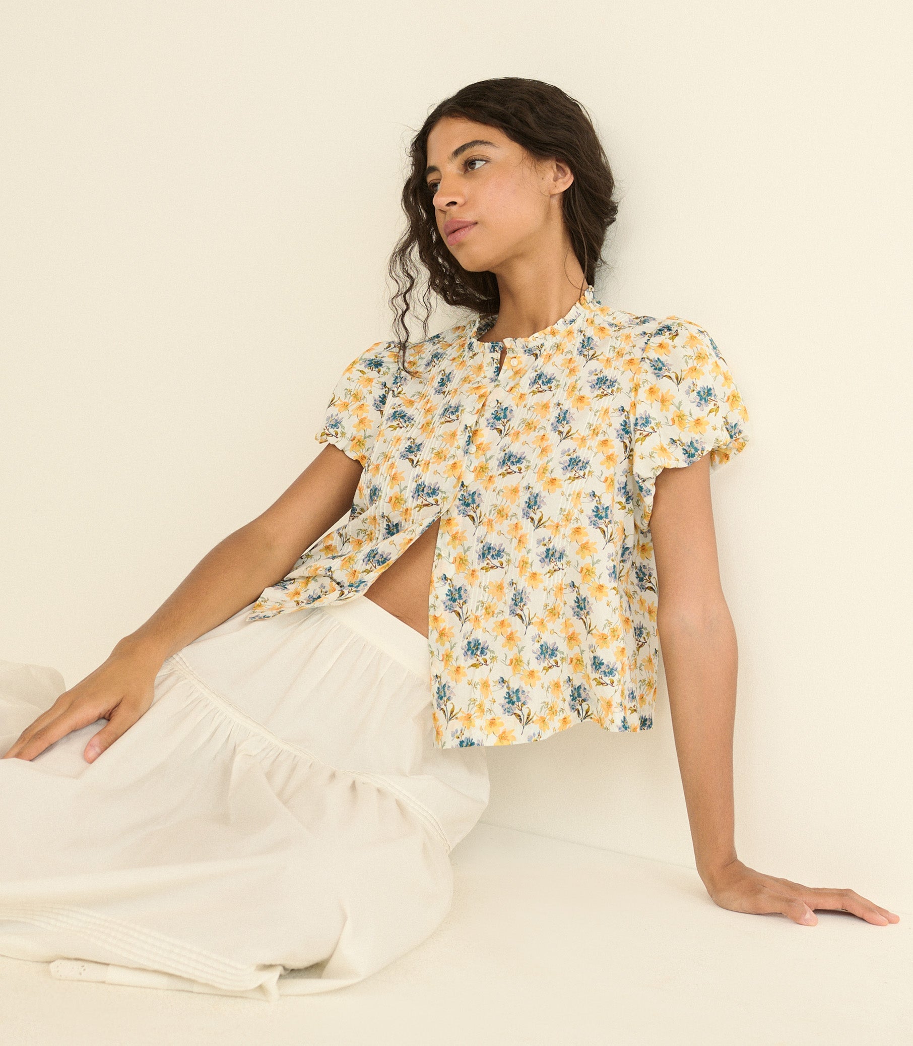 DOEN - MILLIE TOP - - NARCISSUS BLOOM
