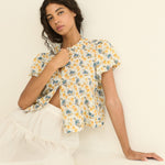 DOEN - MILLIE TOP - - NARCISSUS BLOOM