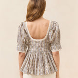 Loeffler Randall - Milly Puff Sleeve Top