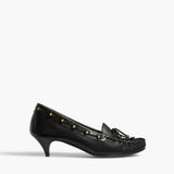 Khaite - Milly Pump in Black Pebbled Leather