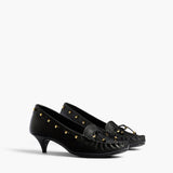 Khaite - Milly Pump in Black Pebbled Leather