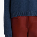 Khaite - Milo Sweater in Indigo