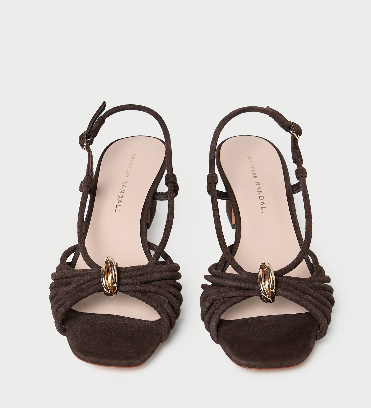 Loeffler Randall - Minna Brown Suede Heeled Sandal