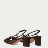 Loeffler Randall - Minna Brown Suede Heeled Sandal
