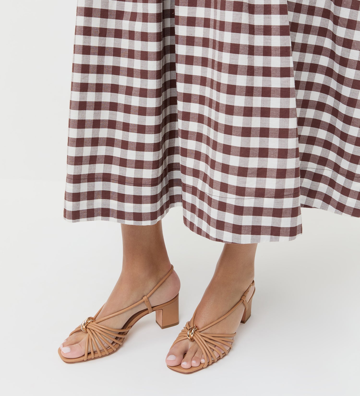 Loeffler Randall - Minna Dune Leather Heeled Sandal