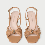 Loeffler Randall - Minna Dune Leather Heeled Sandal