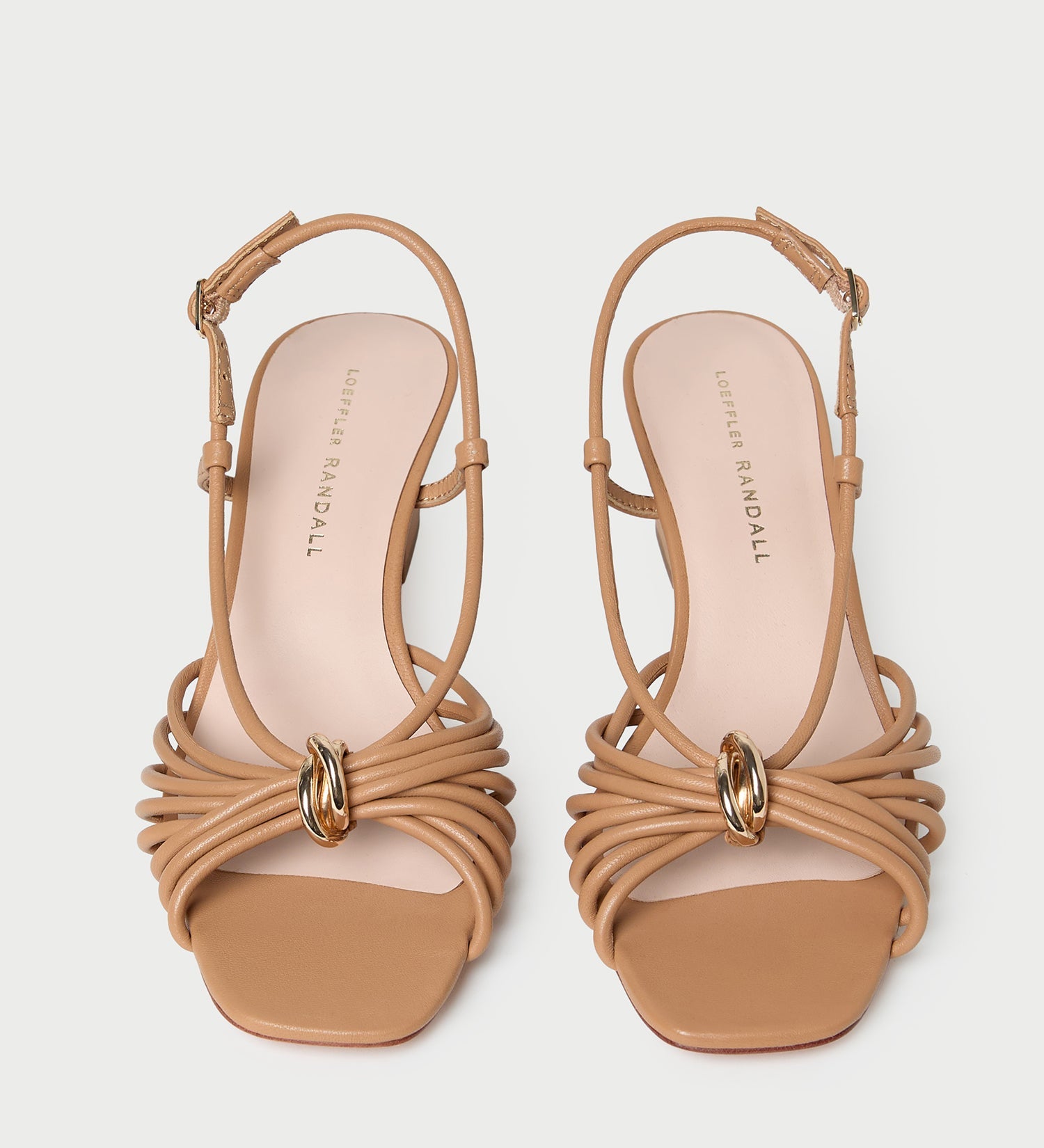 Loeffler Randall - Minna Dune Leather Heeled Sandal