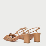 Loeffler Randall - Minna Dune Leather Heeled Sandal