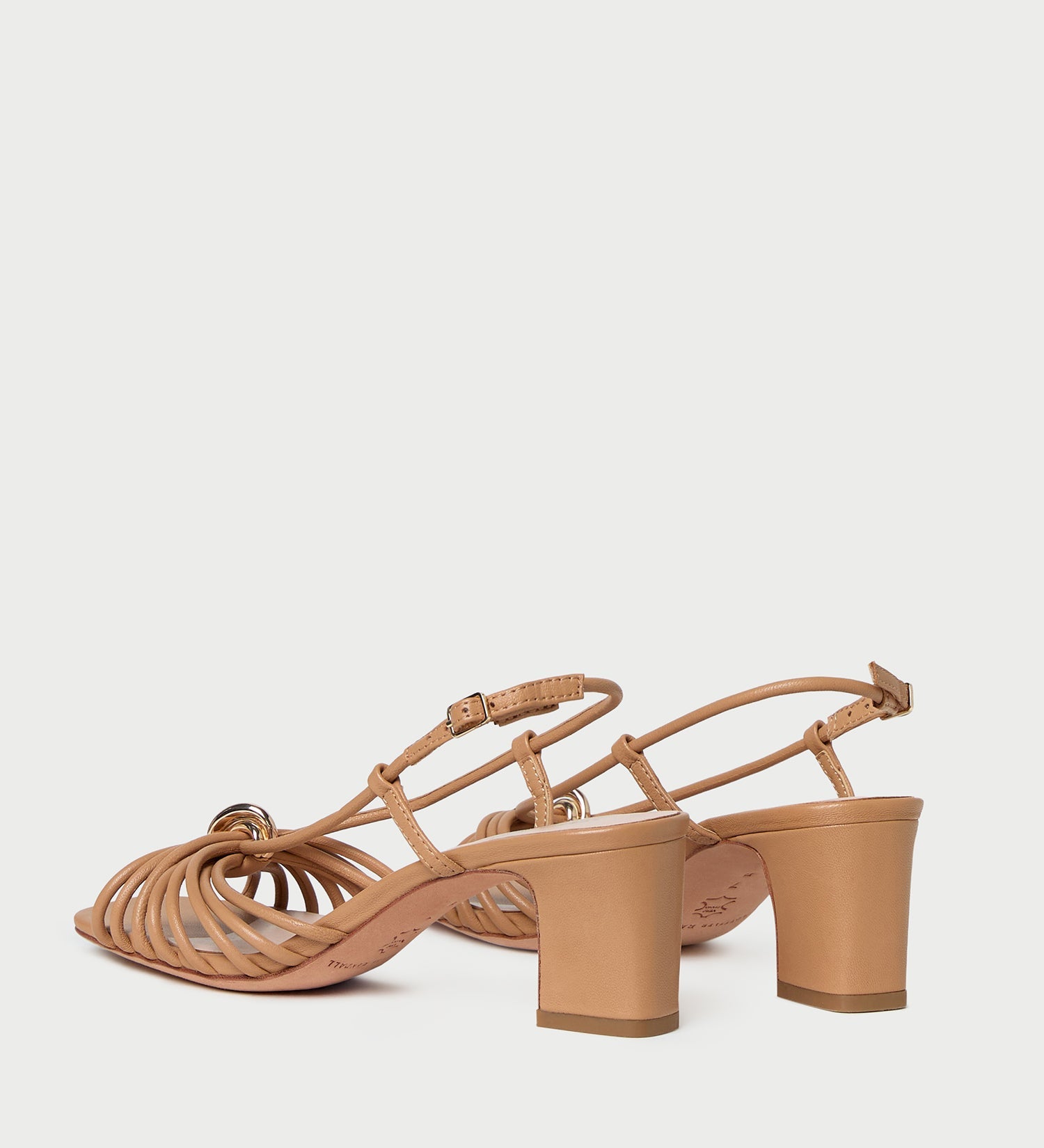 Loeffler Randall - Minna Dune Leather Heeled Sandal