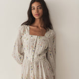 DÔEN - MINTA DRESS -- PAINTED BOUQUET