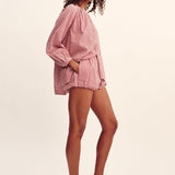 Posse - AURELIA SHORT - RED GINGHAM