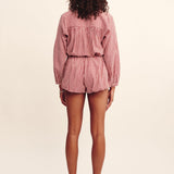Posse - AURELIA SHORT - RED GINGHAM