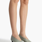 Khaite - Miriam Pump in Frost Ostrich