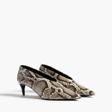 Khaite - Miriam Pump in Natural Python
