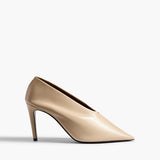 Khaite - Miriam Pump in Nude Glazed Leather