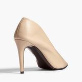 Khaite - Miriam Pump in Nude Glazed Leather