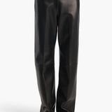 Khaite - Mita Pant in Black Leather