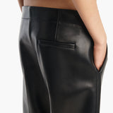 Khaite - Mita Pant in Black Leather