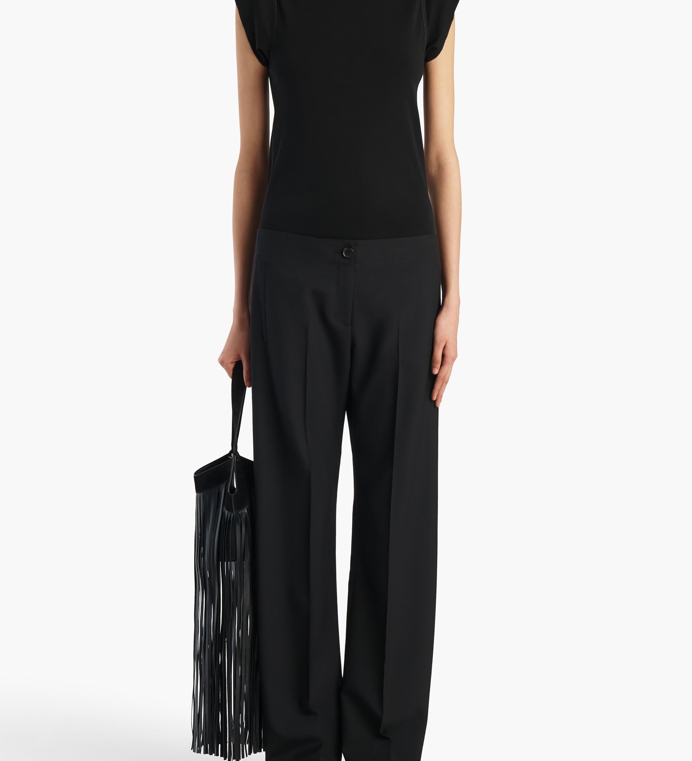 Khaite - Mita Pant in Black Wool