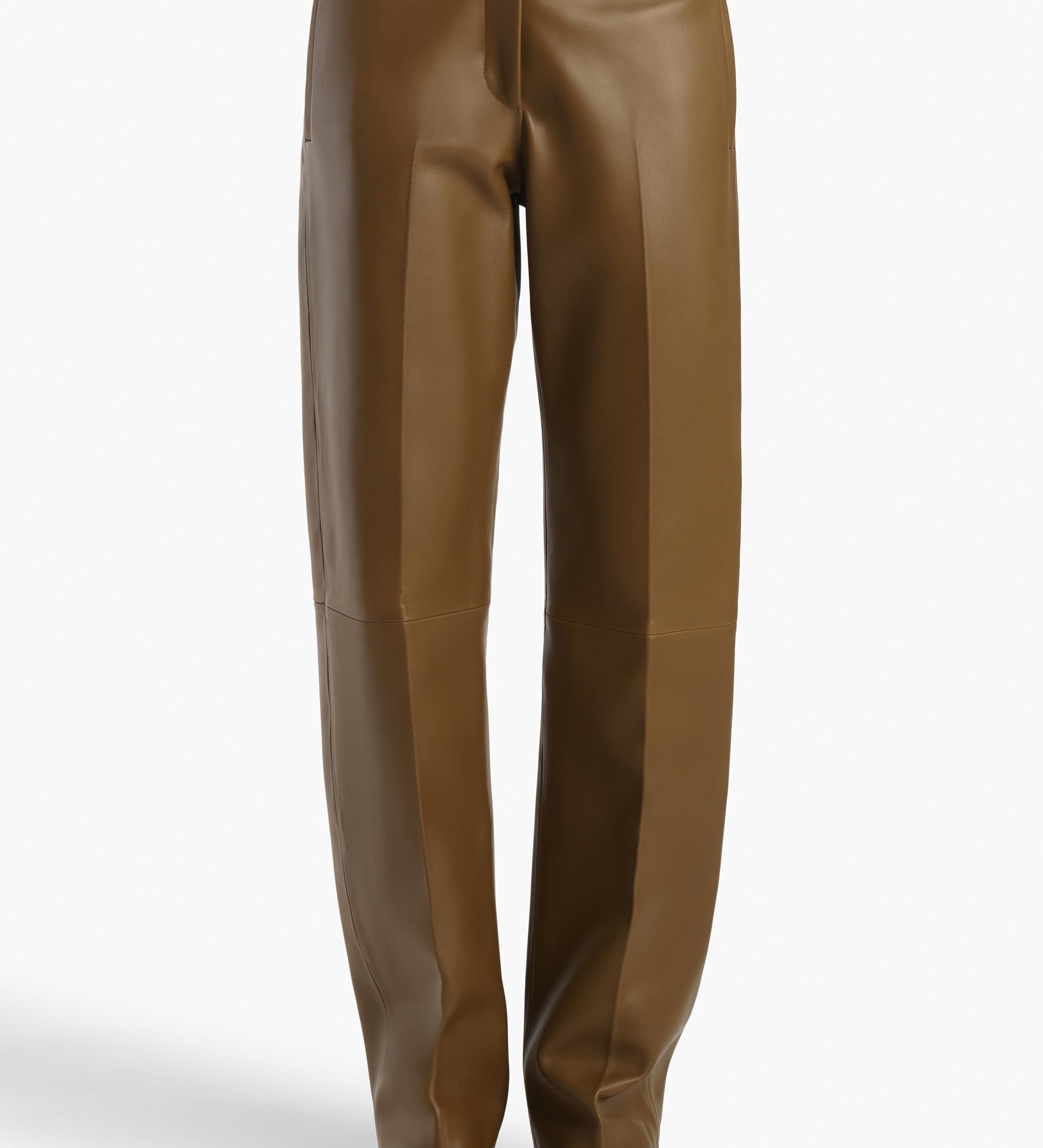Khaite - Mita Pant in Dark Olive
