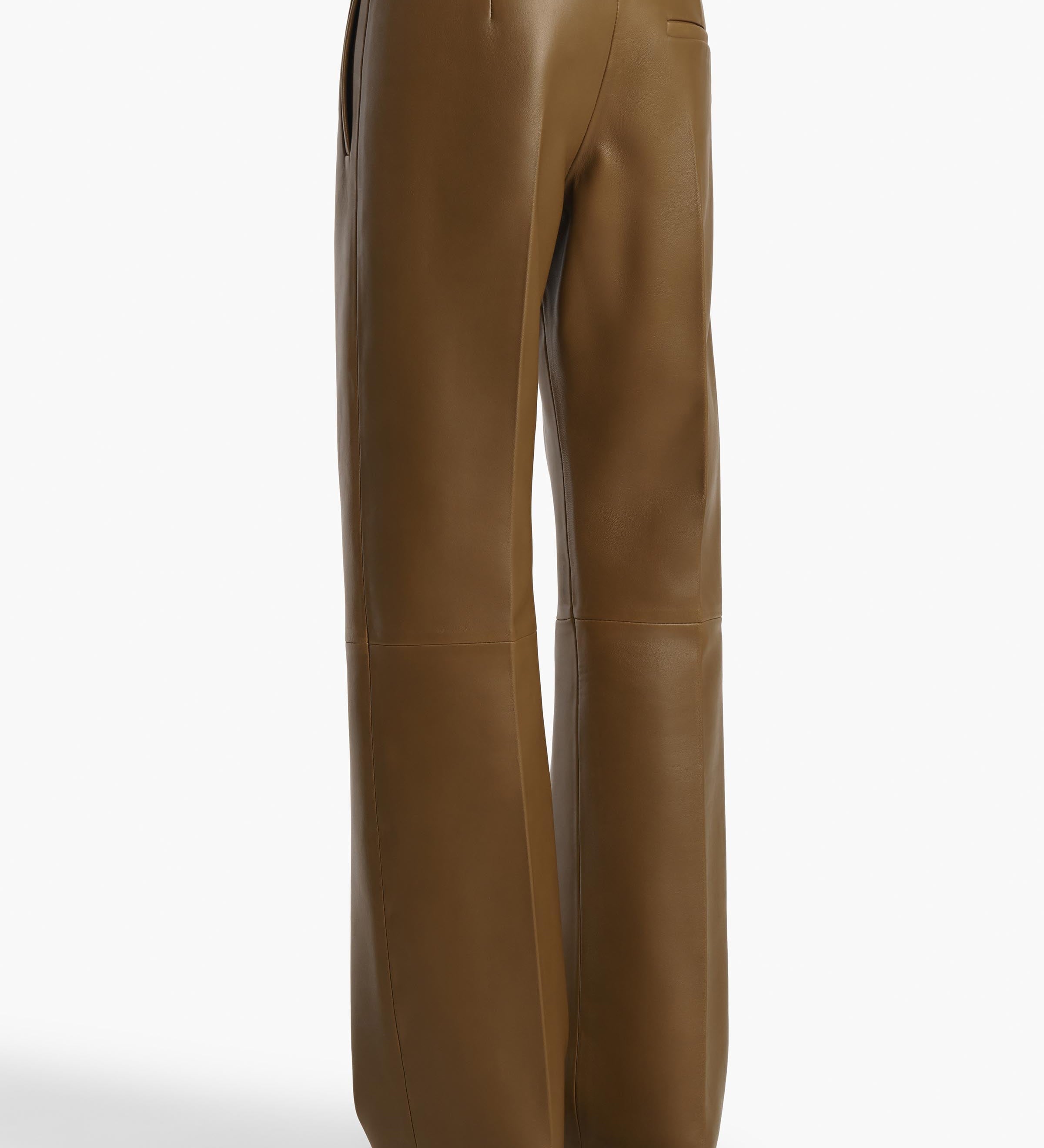 Khaite - Mita Pant in Dark Olive