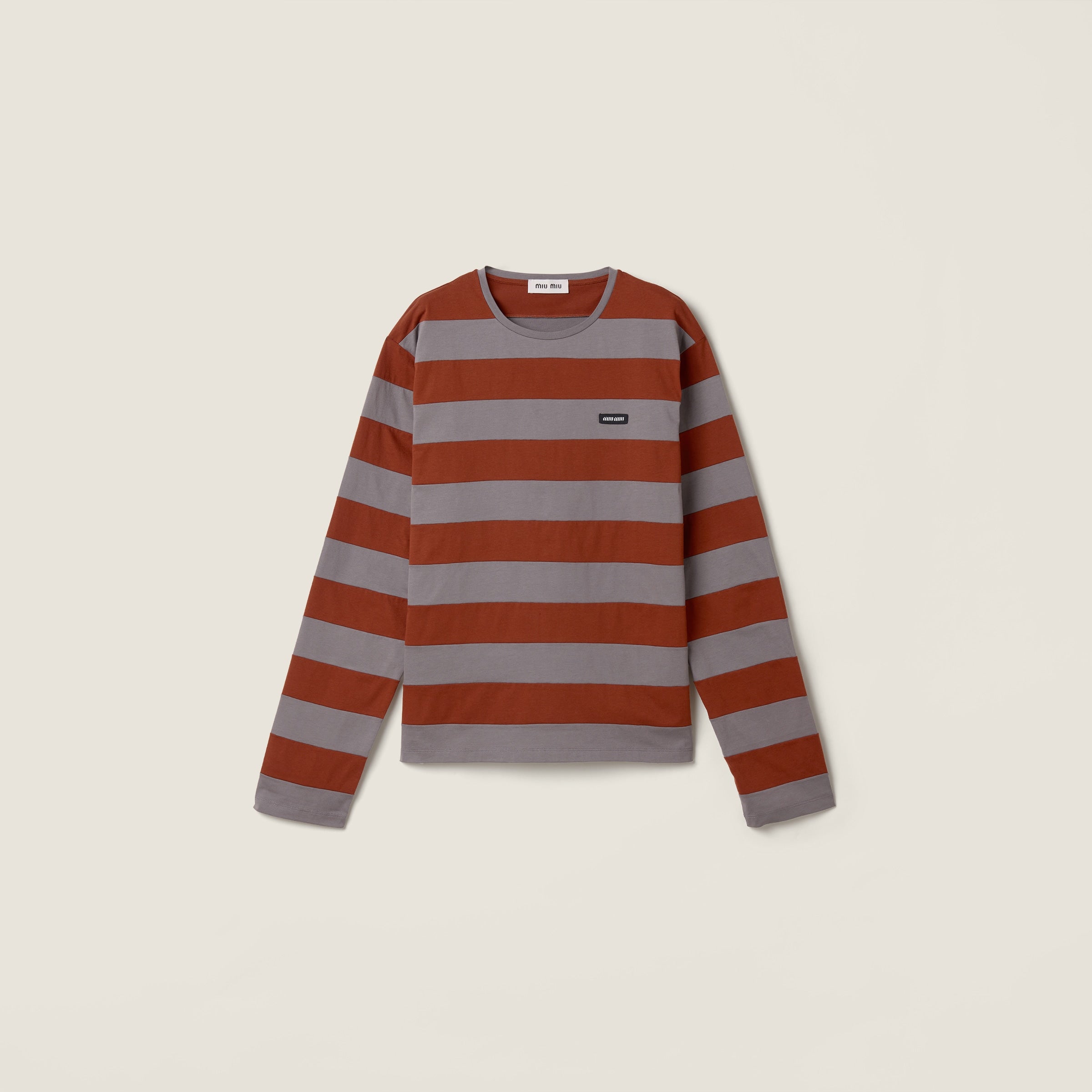 Striped jersey T-shirt