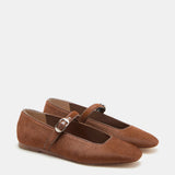 Le Monde Beryl - Mary Jane / Chestnut Calf Hair